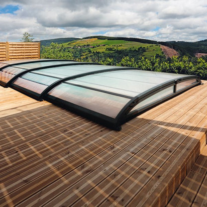 Abri bas piscine