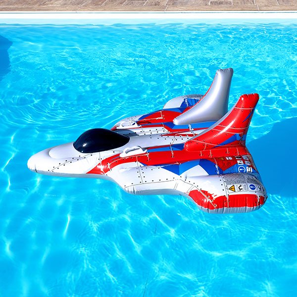 Avion gonflable piscine Jet