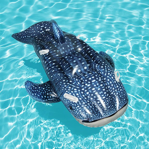 Baleine gonflable piscine
