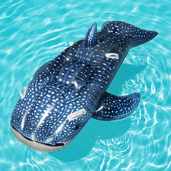 Baleine gonflable piscine