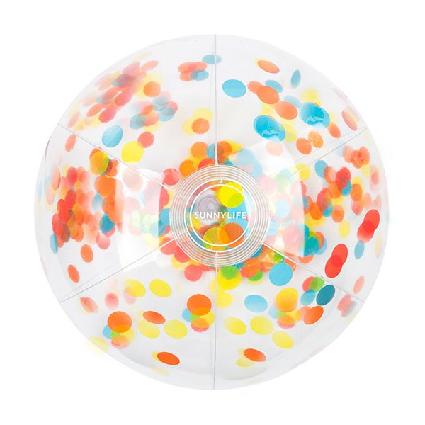 Ballon de piscine Confetti Multi