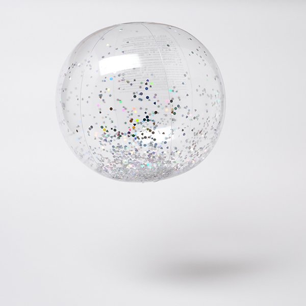 Ballon piscine paillette Star