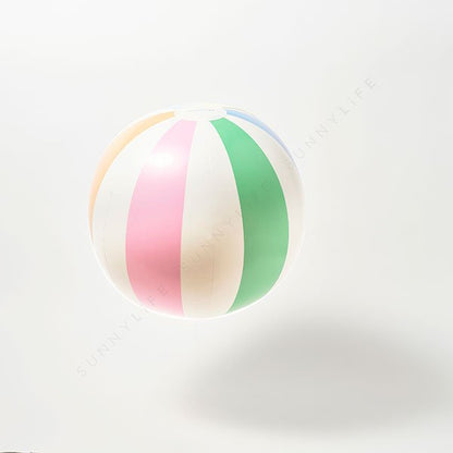 Ballon pour piscine rayé Riviera