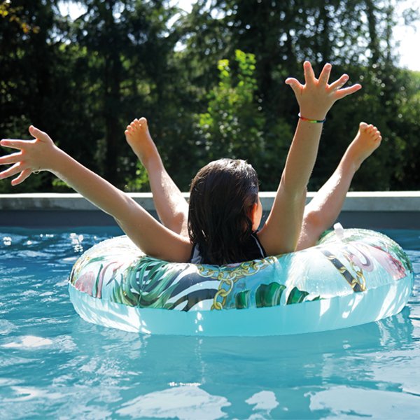 Bouée gonflable pour piscine Safari