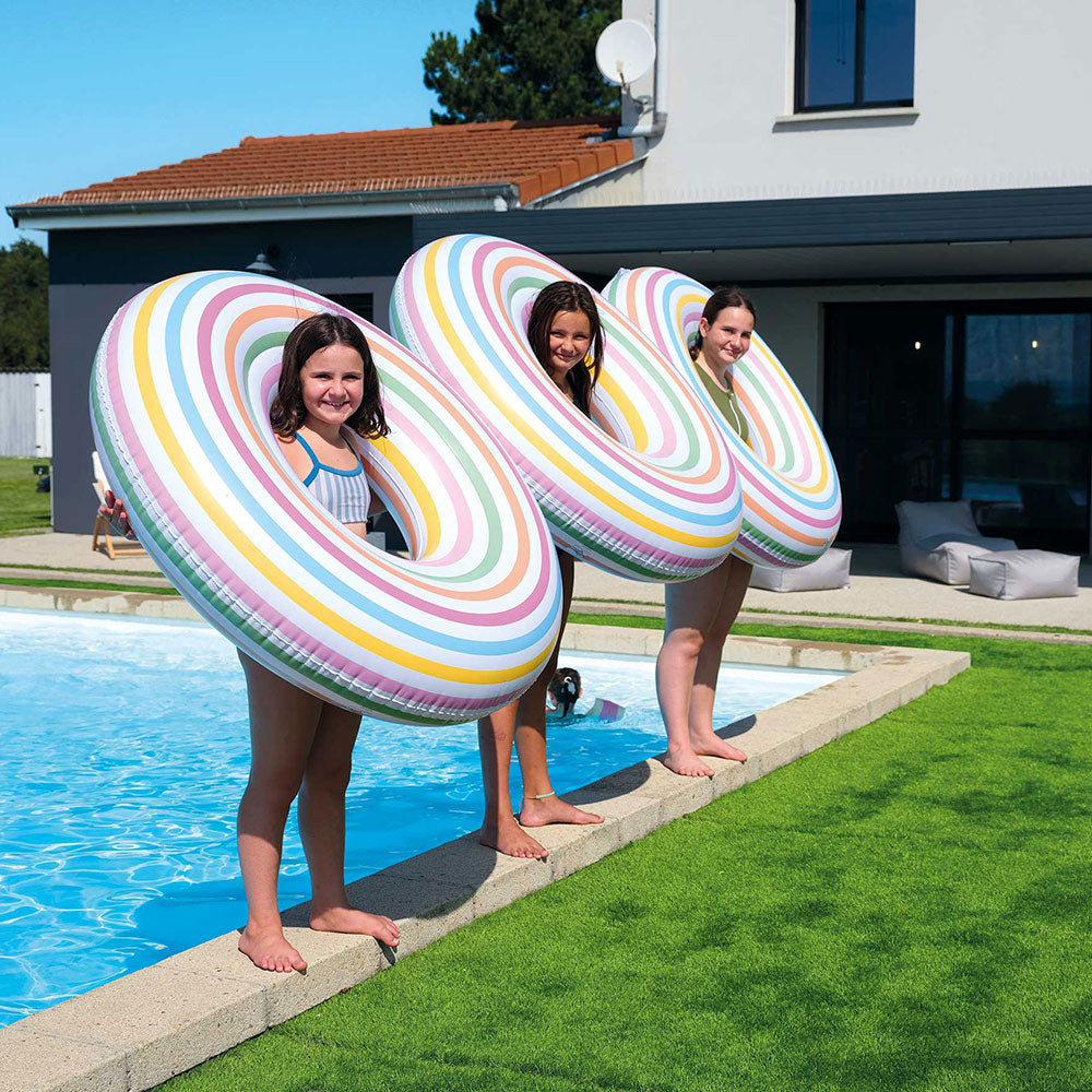 Riviera striped pool float