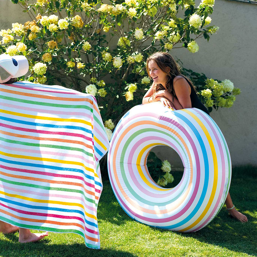 Riviera striped pool float