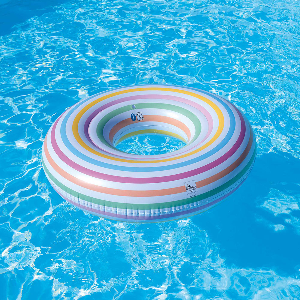 Riviera striped pool float