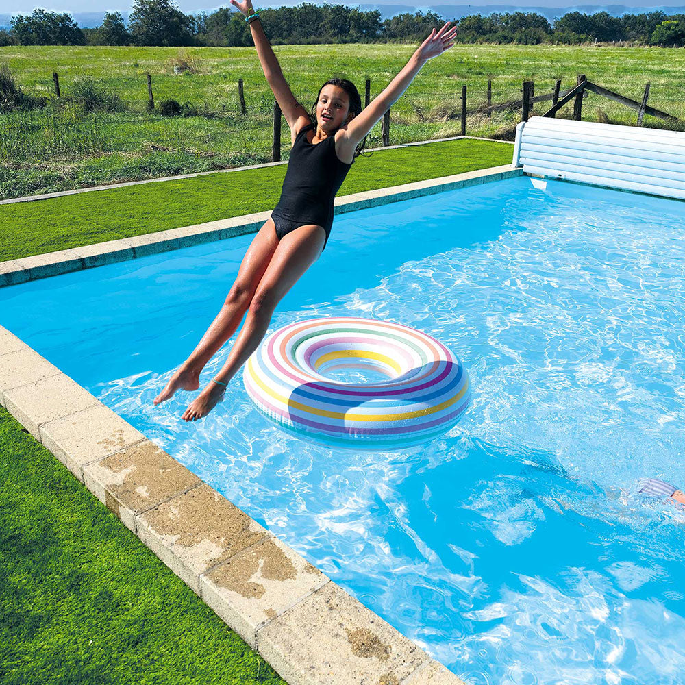Riviera striped pool float