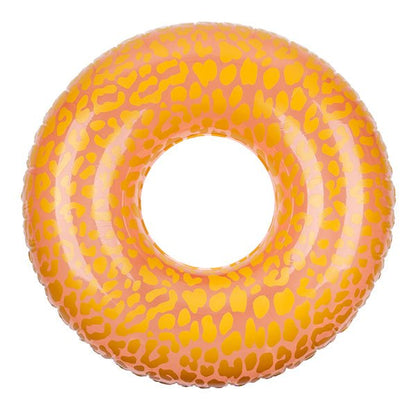 Bouée piscine gonflable léopard Pomelo