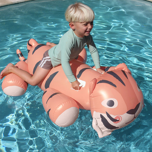 Bouée gonflable pour enfants, jouet de pulvérisation d'eau, piscine gonflable, bateau gonflable, matelas de piscine pour enfants dans la piscine pour fête à la piscine | FR Bouée gonflable pour enfants, jouet de pulvérisation d'eau, piscine gonflable, bateau gonflable, matelas de piscine pour enfants dans la piscine pour fête à la piscine | FR