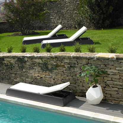 Chaise longue jardin Gaia