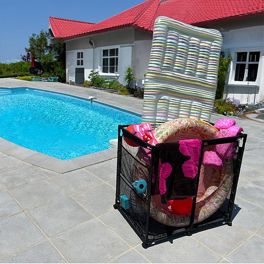 Chariot de rangement piscine à roulettes Pool-box