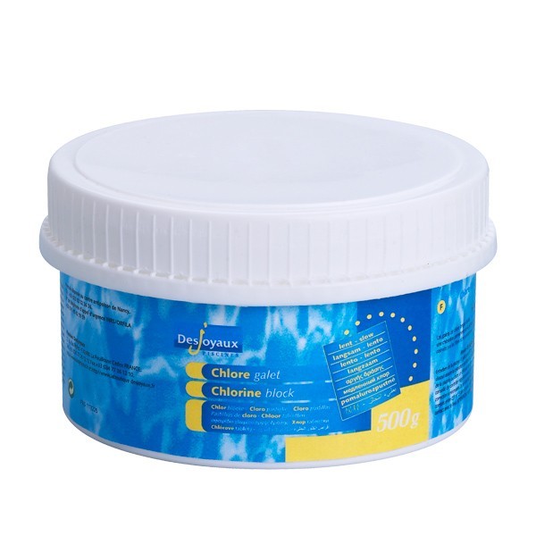 Chlore lent galet unitaire 500 g