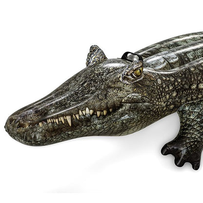 Crocodile gonflable piscine