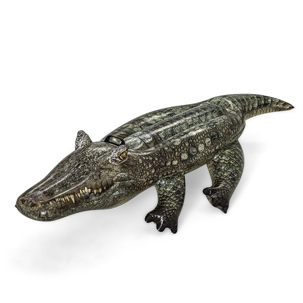 Crocodile gonflable piscine