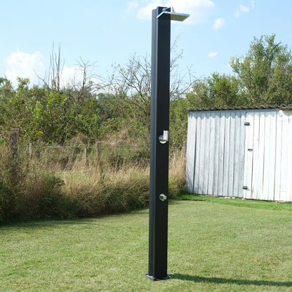 Aqualusso solar garden shower