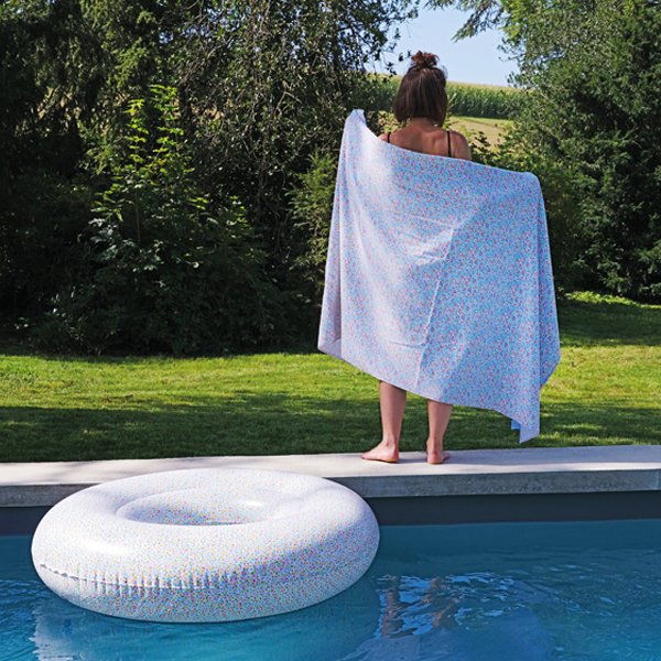 Drap de bain fleur Liberty