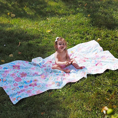 Drap de bain fleuri Floria