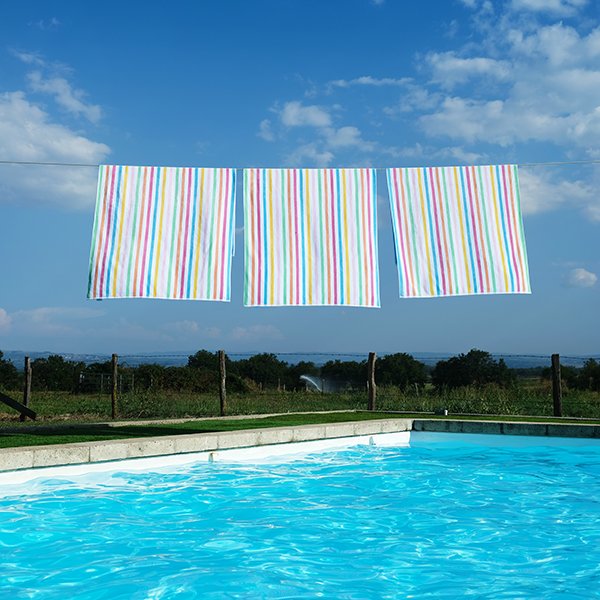 Drap de bain rayé Riviera