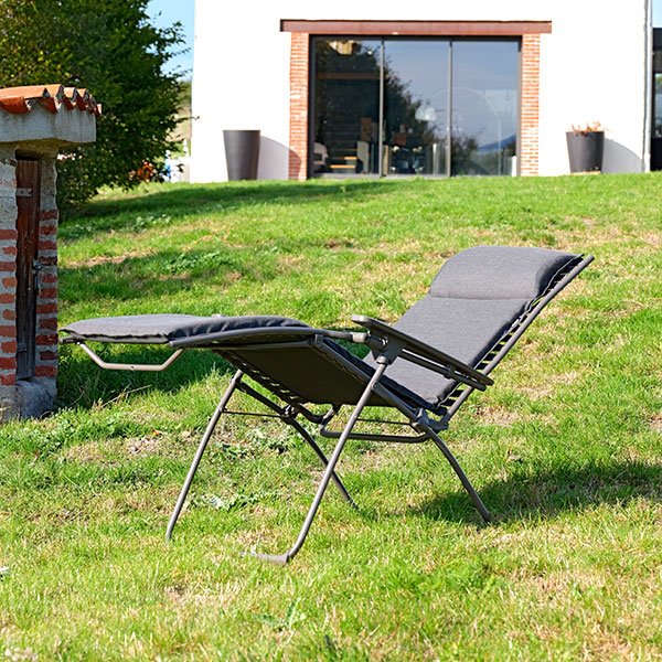 Fauteuil extérieur Relax Luxury Anthracite