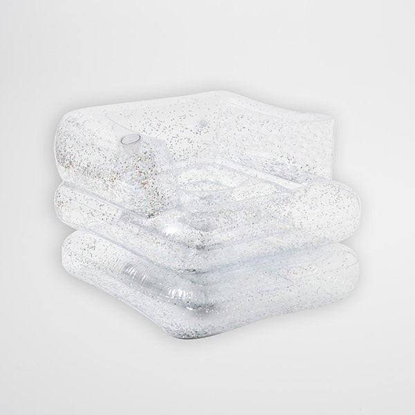 Fauteuil gonflable pour piscine et repose-pied Lounge