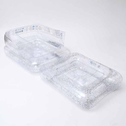 Fauteuil gonflable pour piscine et repose-pied Lounge