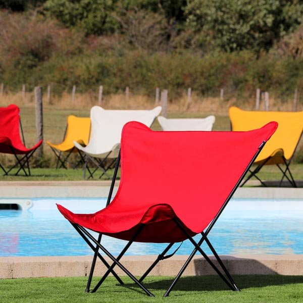Fauteuil papillon exterieur Pop up XL