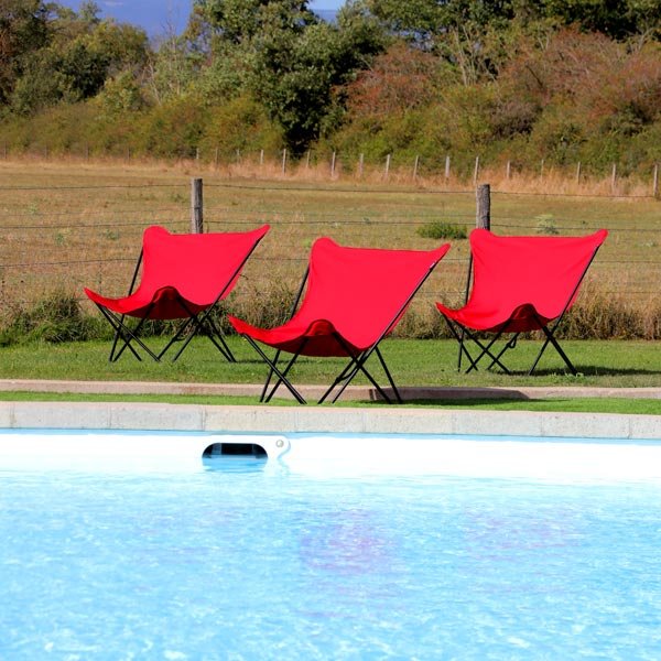 Fauteuil papillon exterieur Pop up XL