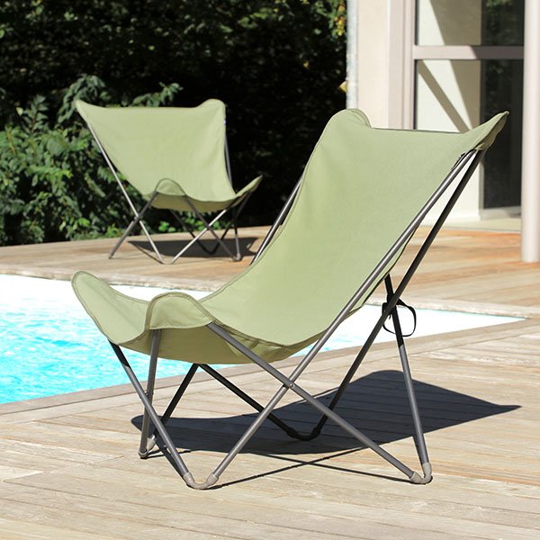 Fauteuil papillon exterieur Pop up XL