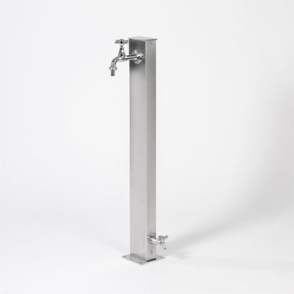 Fontaine borne jardin Fontana Quadrata Inox