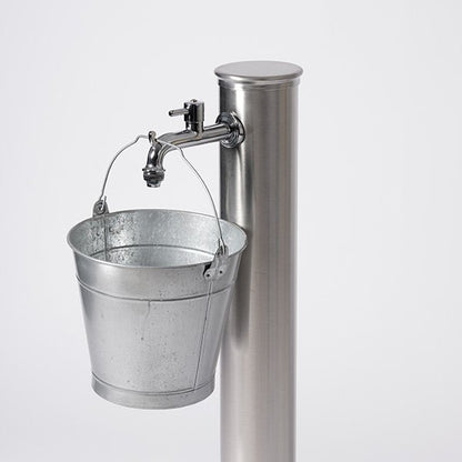 Fontaine de jardin inox Fontana Tubo Inox