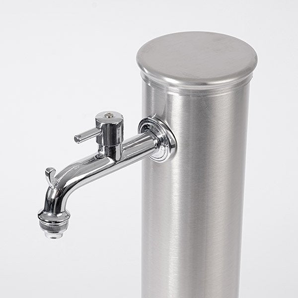 Fontaine de jardin inox Fontana Tubo Inox