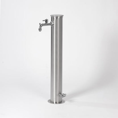 Fontaine de jardin inox Fontana Tubo Inox