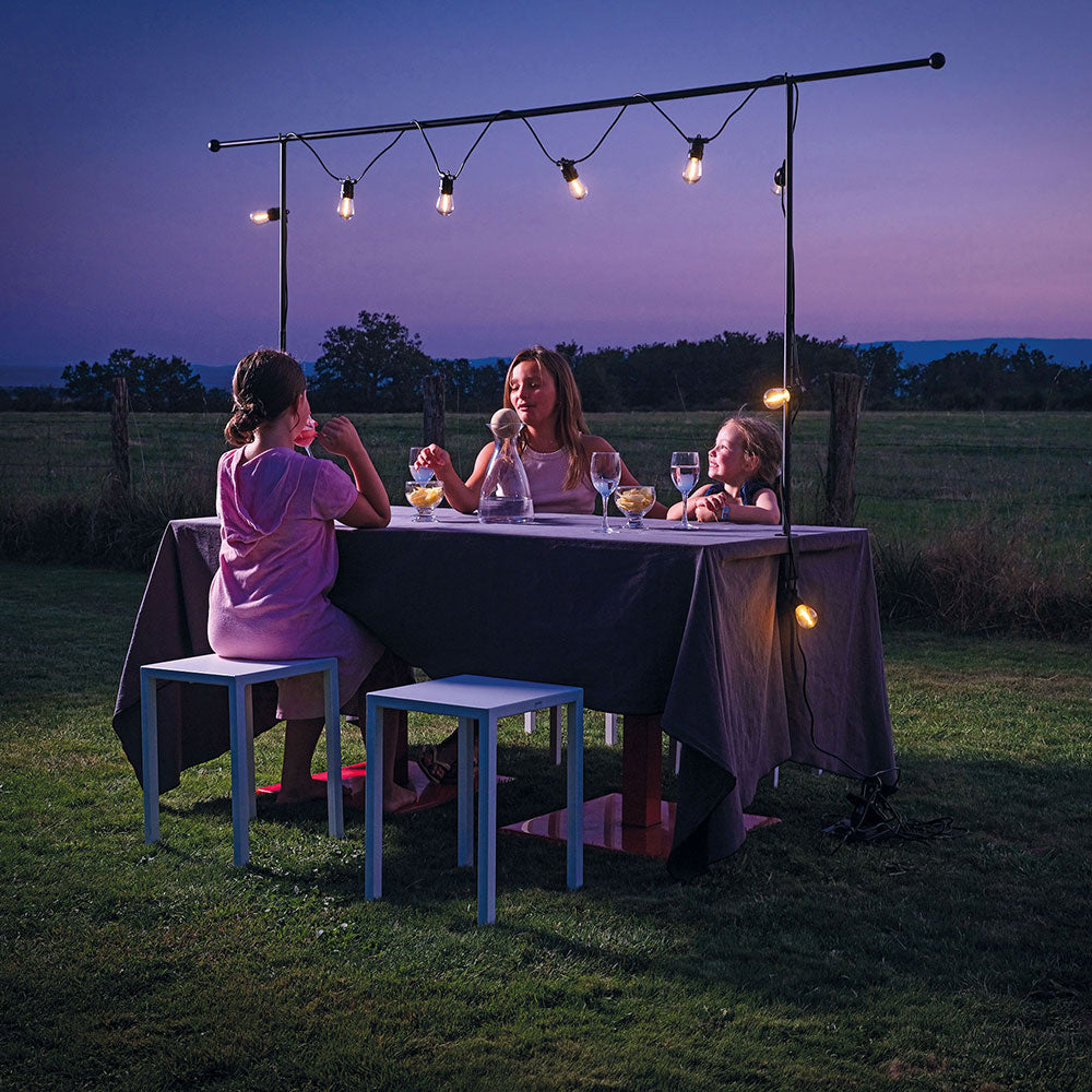 Barre de table décorative Guirlande Support