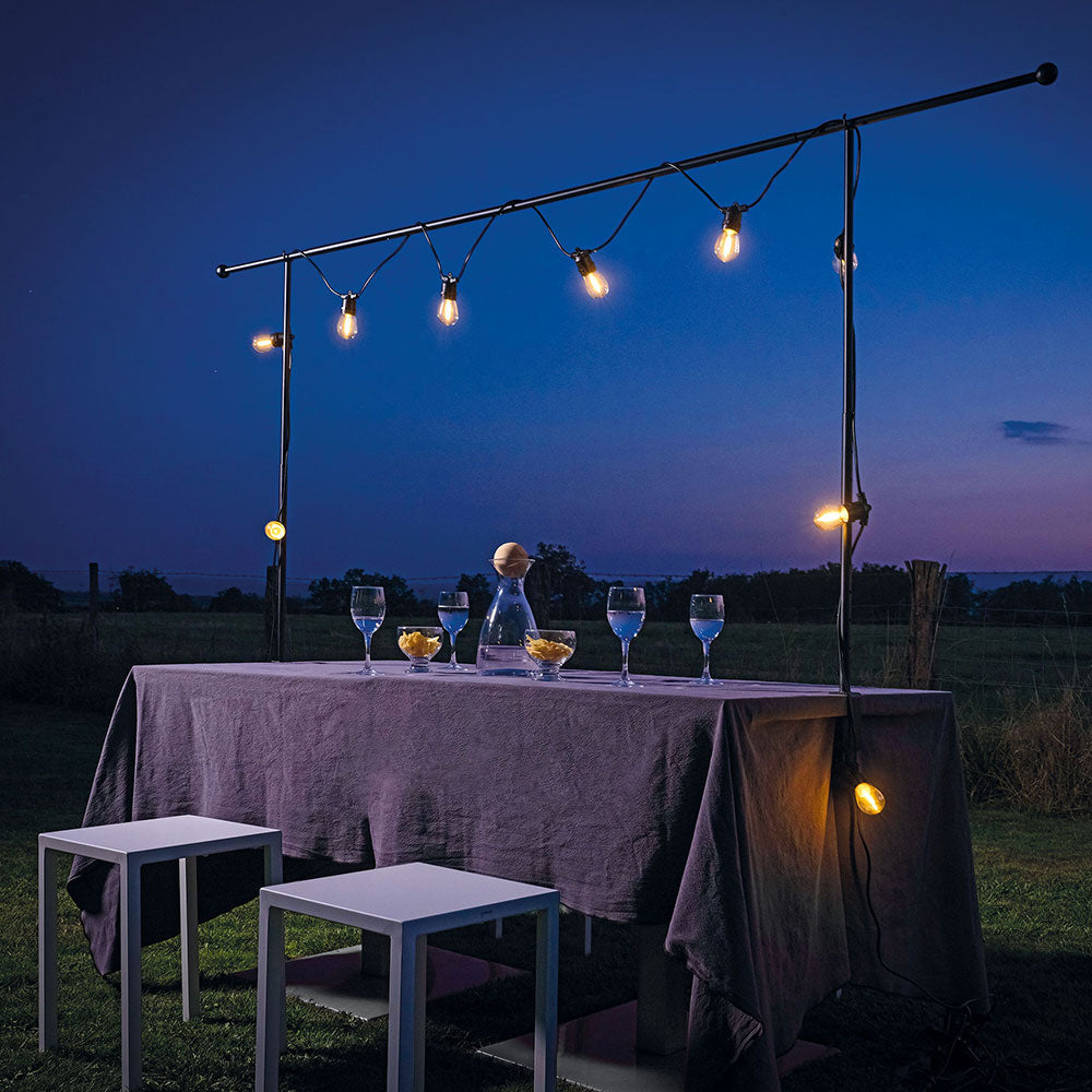 Barre de table décorative Guirlande Support