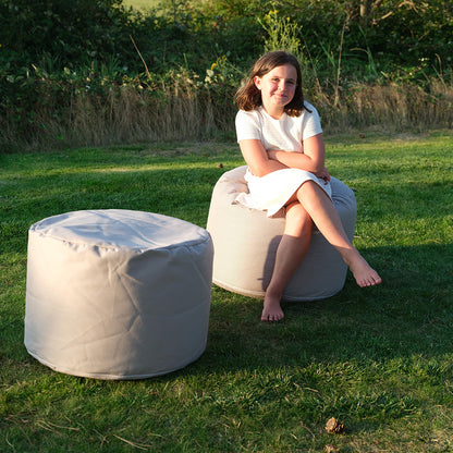 Pouf rond jardin Hello