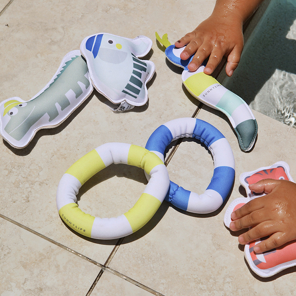 Jeu de plongée figurines lestées Pool