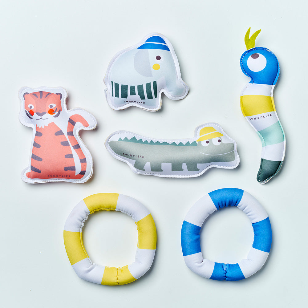 Jeu de plongée figurines lestées Pool