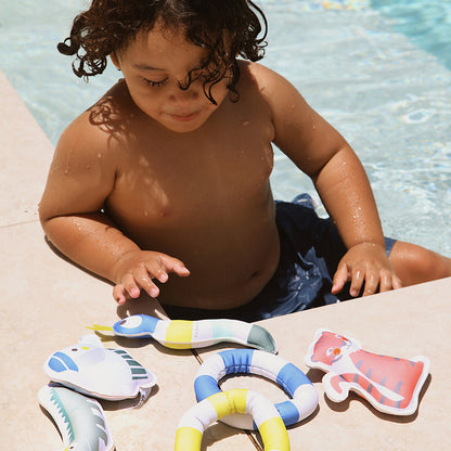 Jeu de plongée figurines lestées Pool