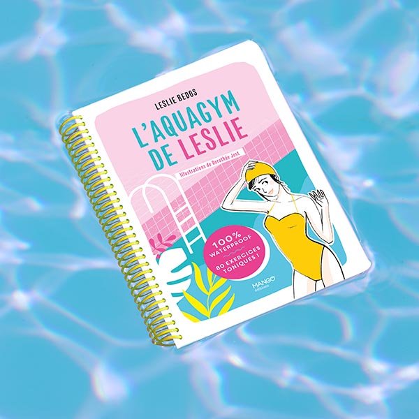 Livre aquagym waterproof L’Aquagym de Leslie