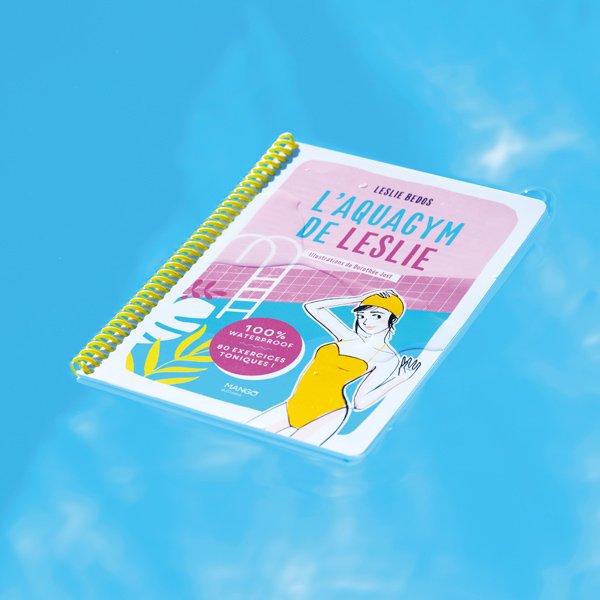 Livre aquagym waterproof L’Aquagym de Leslie