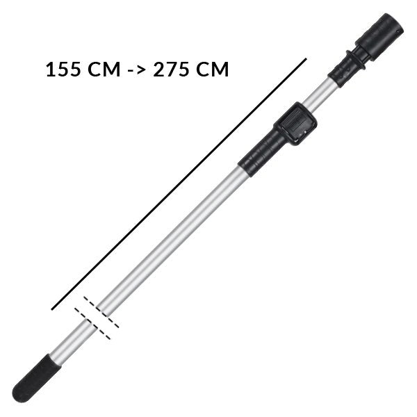 Manche pour piscine JD Manche télescopique Pro 155/275 CM