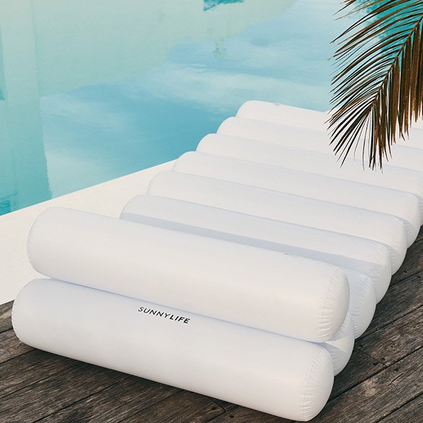 Matelas de piscine blanc Dolce Vita 