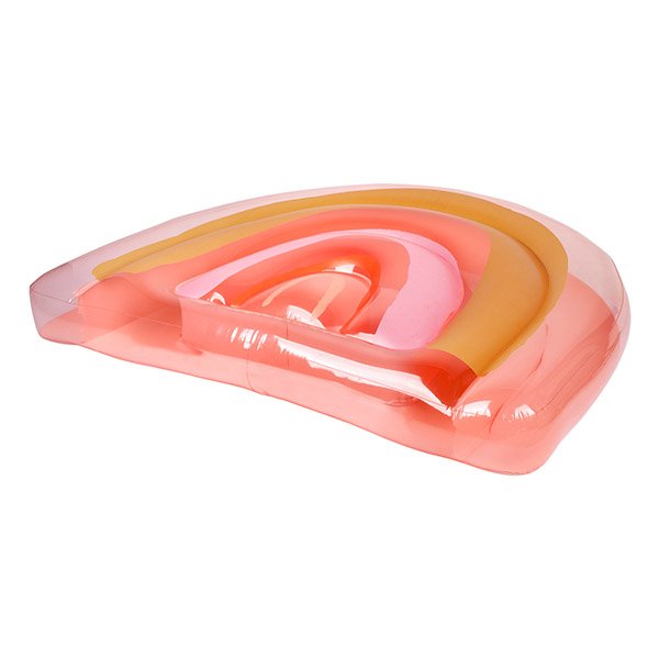 Matelas gonflable arc en ciel Rainbow Pêche