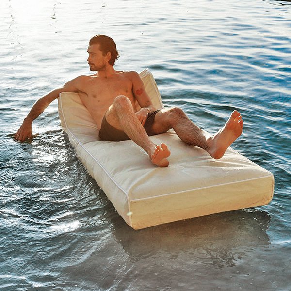 Matelas pour piscine Luxe Blanca