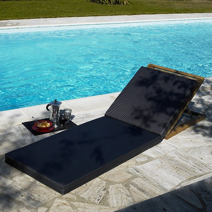 Matelas transat noir Costa