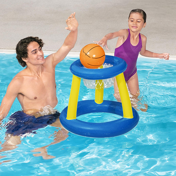 Pool basketball basket