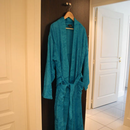 Peignoir bambou Aquamania Turquoise M