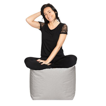 Pouf carré extérieur Hello