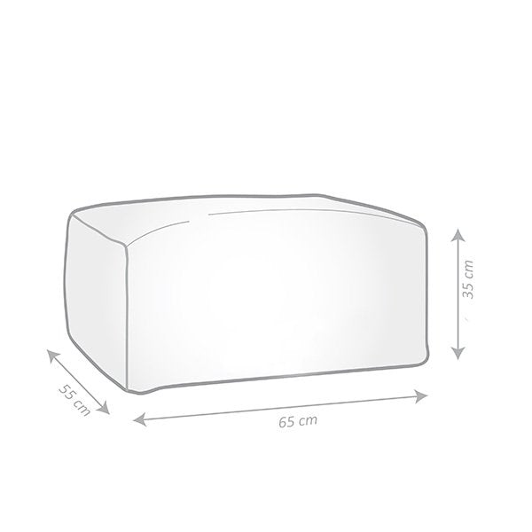 Pouf repose-pied extérieur Hello